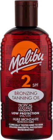 Malibu Bronzing Tanning Oil Brązujący Olejek Do Opalania 2SPF 200ml