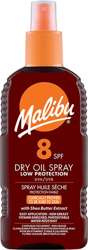 Malibu Suchy Olejek Do Opalania Dry Oil Spray 8SPF 200ml