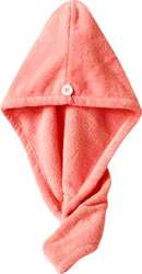 Vera Ręcznik Turban z Mikrofibry Do Suszenia Włosów Morelowy