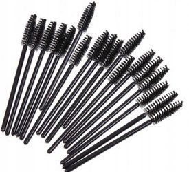 50x Szczoteczka Spirala Do Stylizacji Brwi i Rzęs 
