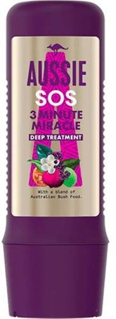 Aussie Miracle SOS 3 Minute Odżywka Regeneracja 225ml 