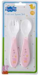 Peppa Pig Pierwszy Zestaw Dla Dzieci Widelec I Łyżka Różowa