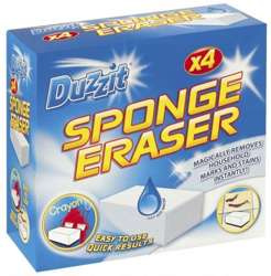 Duzzit Sponge Eraser Magiczna Gąbka Do Uporczywego Brudu 4szt