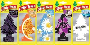 5x Little Trees Drzewko Zapachowe Zawieszka Do Samochodu Mix