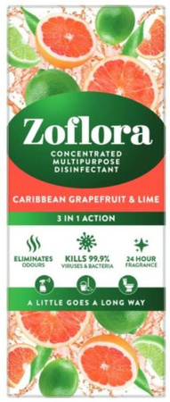 Zoflora Koncentrat Czyszczący Wielofunkcyjny 500ml Caribbean Grapefrut & Lime  