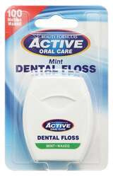 Beauty Formulas Active Nić Dentystyczna MINT WAXED 100m