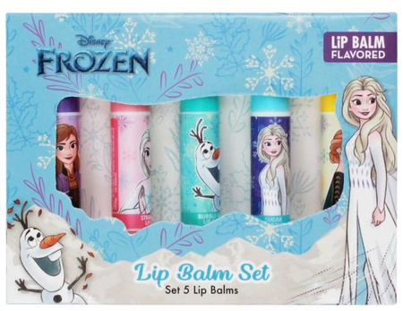 Disney Frozen Lip Balm SET Zestaw 5 Balsamów Do Ust 