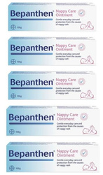 5X BEPANTHEN Nappy Care Ointment Maść Ochronna 5x100g=500g