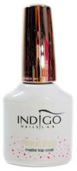 Indigo Princess Matte Top Coat Różowe Drobinki 7ml