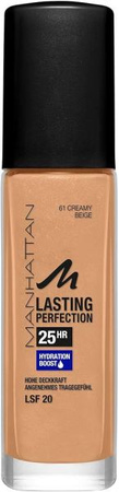 Manhattan Podkład Lasting Perfection 25HR 61 Creamy Beige