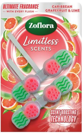 Zoflora Kostka Zawieszka Do WC 2Pack Caribbean Grapefruit & Lime