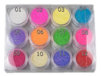 Brokaty w Słoiczku Zestaw 12 Sztuk MIX Kolory