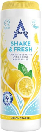 Astonish Shake & Fresh Odour Proszek Odświeżający Dywan Lemon 350g