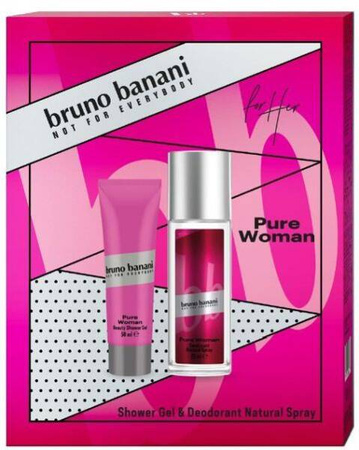 Bruno Banani ZESTAW Dynamic & Femine PURE WOMAN Deodorant & Shower Gel 