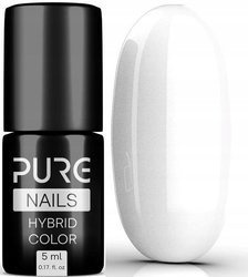 PURE NAILS Hybrid Lakier Hybrydowy 001 BIAŁY 5ml