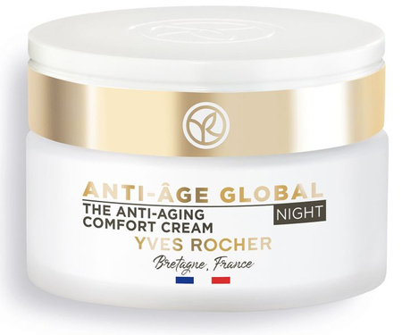 Yves Rocher Anti-Age Global Krem Przeciwzmarszczkowy NOC 50ml 