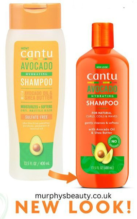 Cantu Avocado Szampon Nawilżający Włosy Kręcone 400ml