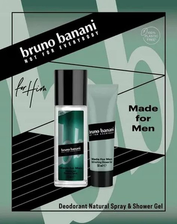 Bruno Banani ZESTAW  MADE FOR MEN Deodorant & Shower Gel 