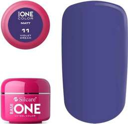 Silcare Base One COLOR Matt 11 Violet Dream 5g