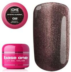 Silcare Base One MISTIC AURORA 02 Brown Sparkle 5g