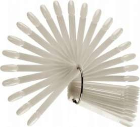 Wzornik Próbnik Lakierów Na Kole 50 Tipsów Migdał Mleczny