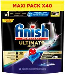 Finish Powerball Ultimate All in 1 Kapsułki Do Zmywarki 40szt