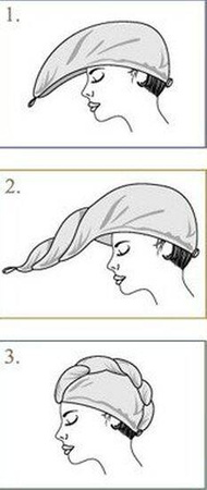 Vera Ręcznik Turban z Mikrofibry Do Suszenia Włosów Szary
