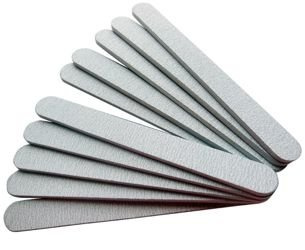 Pilnik Do Paznokci ZEBRA 180/240 ECO Prosty 18cm Pakiet 25szt 