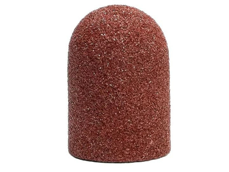 PEDI Nakładki Kapturki Ścierne 16mm #80 Do Frezarki 10szt 