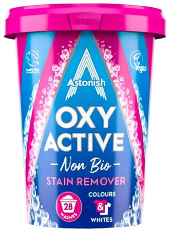 Astonish Oxy Active Stain Remover COLOR & WHITES Odplamiacz Do Tkanin 625g