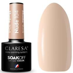 Claresa Lakier Hybrydowy Nude 104