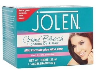 Jolen Aloe Vera Delikatny Rozjaśniacz Ciemnych Włosków Do Twarzy i Ciała 125ml + 30g 