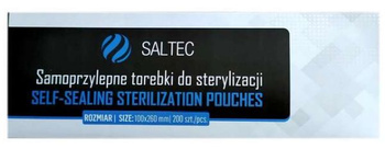 Saltec 100x260 Samoprzylepne Torebki Do Sterylizacji 200szt