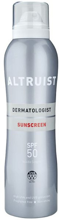 Altruist Dermatologist Sunscreen Spray SPF50 Hypoalergiczny Spray z Wysoką Ochroną 200ml