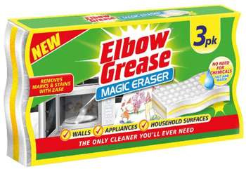 Elbow Grease Magiczna Gąbka Magic Eraser 3szt