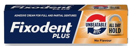 Fixodent Plus Krem Mocujący Do Protez Unbeatable Bite Bezsmakowy 40g