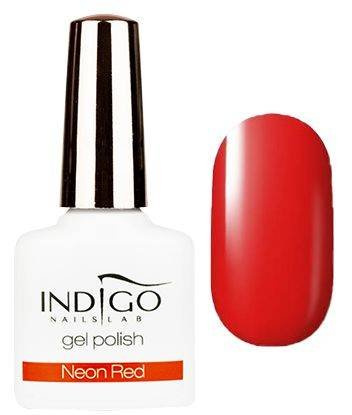 Indigo Lakier Hybrydowy Neon Red