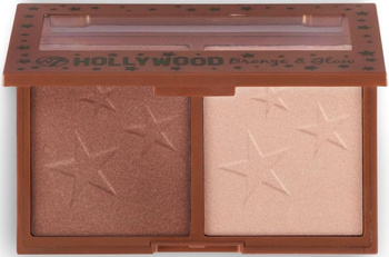 W7 Hollywood Bronze & Glow Puder DUO Prasowany Tłoczony