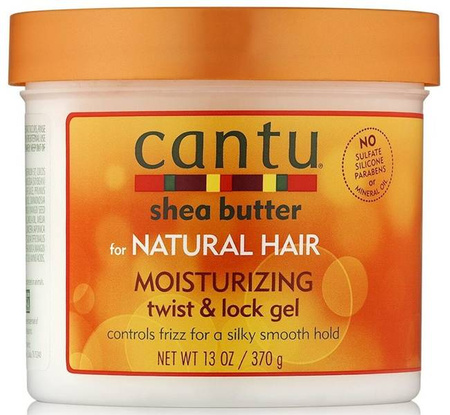 Cantu Shea Butter Natural Hair Żel Moisturizing Twist & Lock Stylizacja Włosy Kręcone 370ml