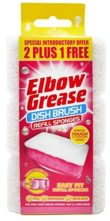Elbow Grease Zmywak 3szt ZAPAS Pink