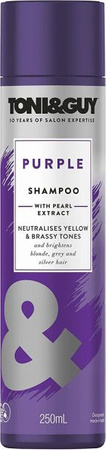 Toni&Guy Szampon Purple With Pearl Extract Do Włosów Rozjaśnianych 250ml