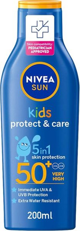 Nivea Sun KIDS Protect & Care 5w1 SPF50 Krem Dla Dzieci 200ml