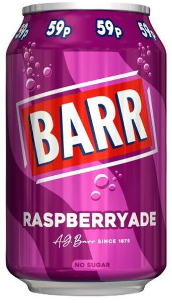 1x BARR Napój Gazowany Raspberryade No Sugar 330ml | DOM \ Supermarket ...