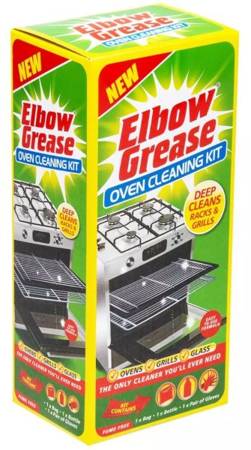 Elbow Grease Oven Cleaning Kit Zestaw Do Czyszczenia Piekarnika Grila 500ml