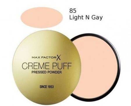 Max Factor Creme Puff Pressed Puder Matujący 85 Light N Gay 