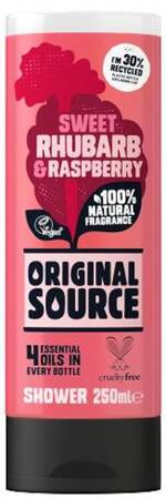 Original Source Żel Pod Prysznic Sweet Rhubarb & Raspberry 250ml
