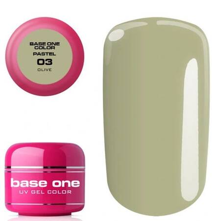 Silcare Base One COLOR Pastel 03 Olive 5g 