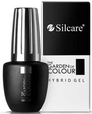 Silcare Garden Dry Top Coat No Wipe Do Hybryd Żeli 9g