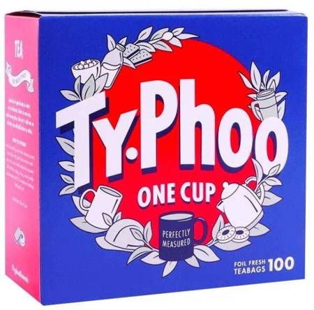 Ty-Phoo Orginalna Czarna Herbata Angielska ONE CUP 100 Torebek