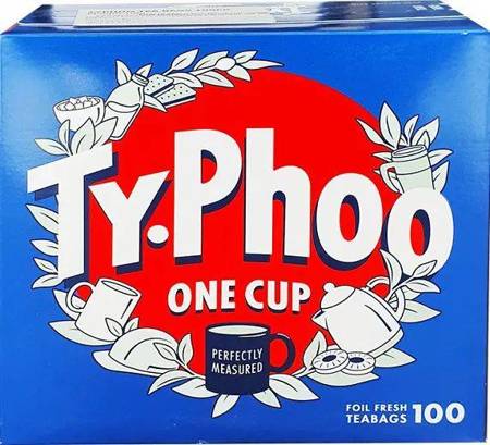 Ty-Phoo Orginalna Czarna Herbata Angielska ONE CUP 100 Torebek
